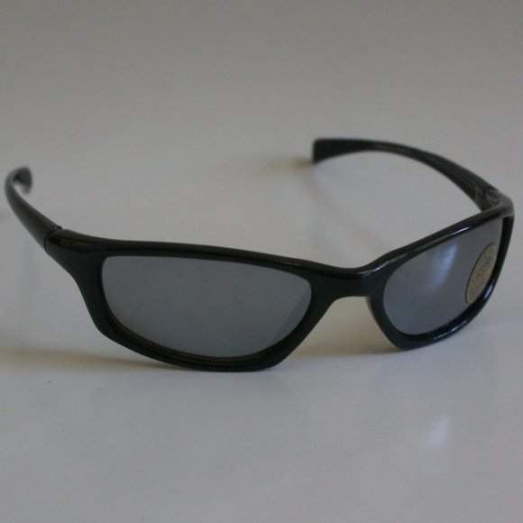 NWT Vintage 90's Sports Wrap around w/ 8 base curve smoke mirror lens sunglasses - Picture 1 of 4